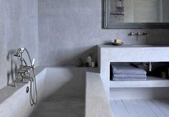 Микроцемент в ванной комнате - современный дизайн вашего интерьера.